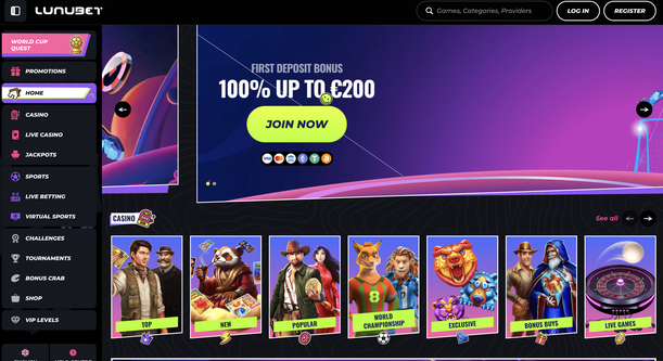 lunabet Gameplay